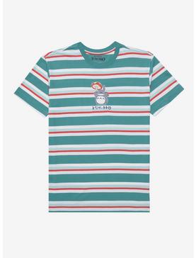 Plus Size Studio Ghibli My Neighbor Totoro Running Totoro Embroidered Striped T-Shirt - BoxLunch Exclusive, , hi-res