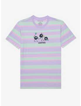 Studio Ghibli Spirited Away Soot Sprites Embroidered Striped T-Shirt - BoxLunch Exclusive, , hi-res