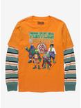 Teenage Mutant Ninja Turtles x Naruto Layered Long Sleeve T-Shirt - BoxLunch Exclusive, MULTI, hi-res