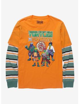 Teenage Mutant Ninja Turtles x Naruto Layered Long Sleeve T-Shirt - BoxLunch Exclusive, , hi-res