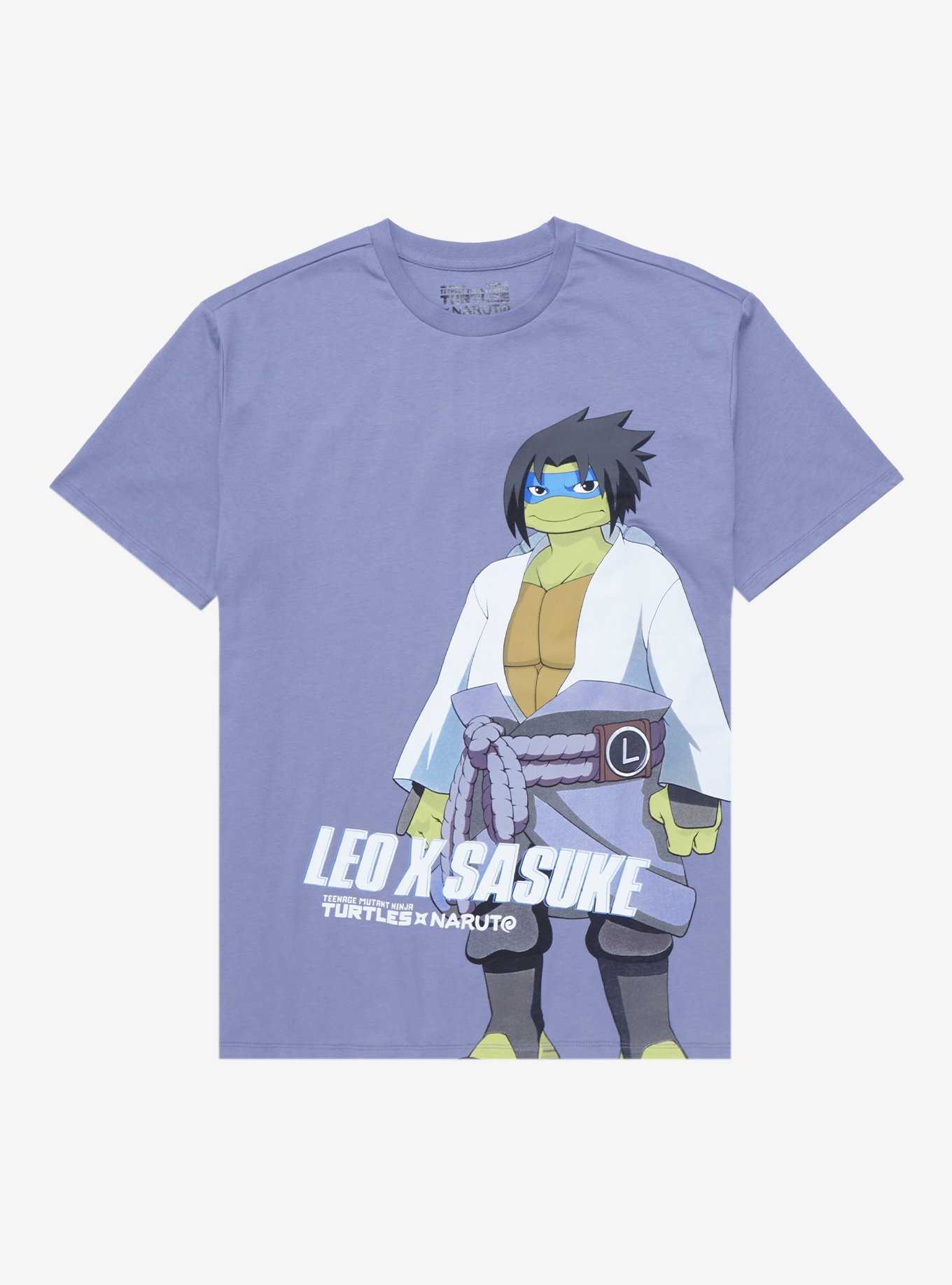 Teenage Mutant Ninja Turtles x Naruto Leonardo as Sasuke T-Shirt - BoxLunch Exclusive, , hi-res