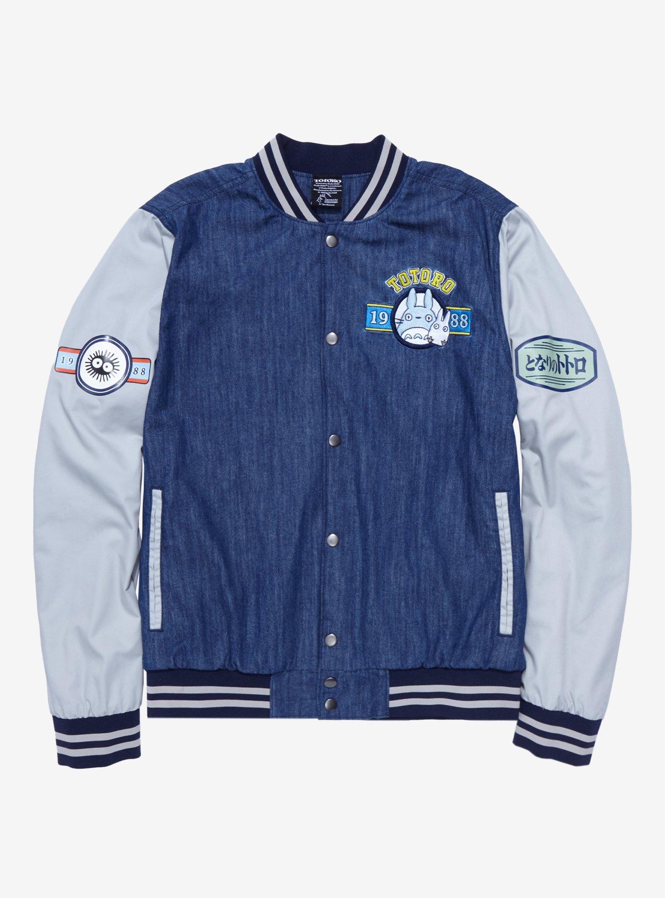 Studio Ghibli My Neighbor Totoro Circle Portrait Varsity Jacket ...