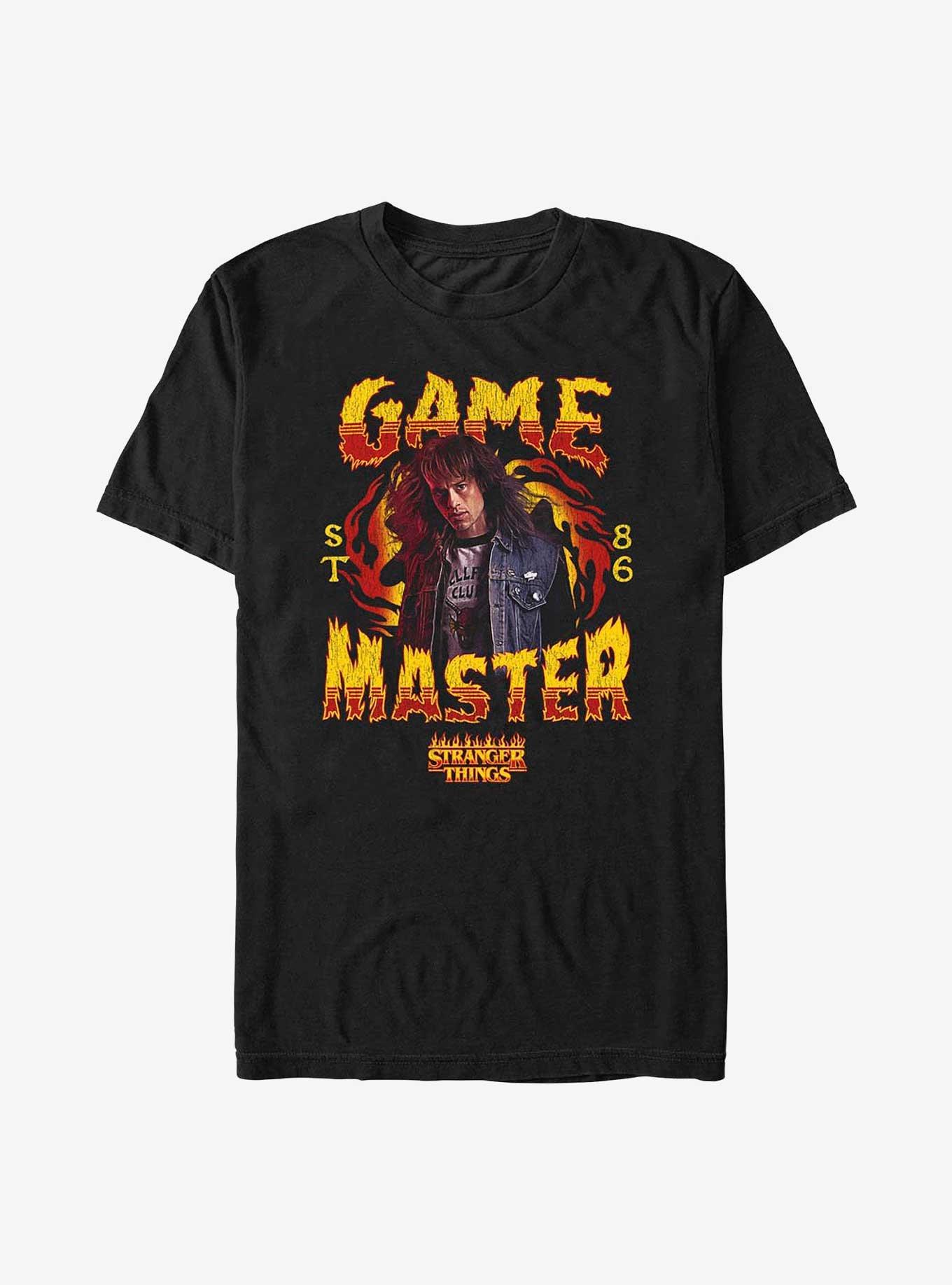 Stranger Things Eddie The Game Master T-Shirt, BLACK, hi-res