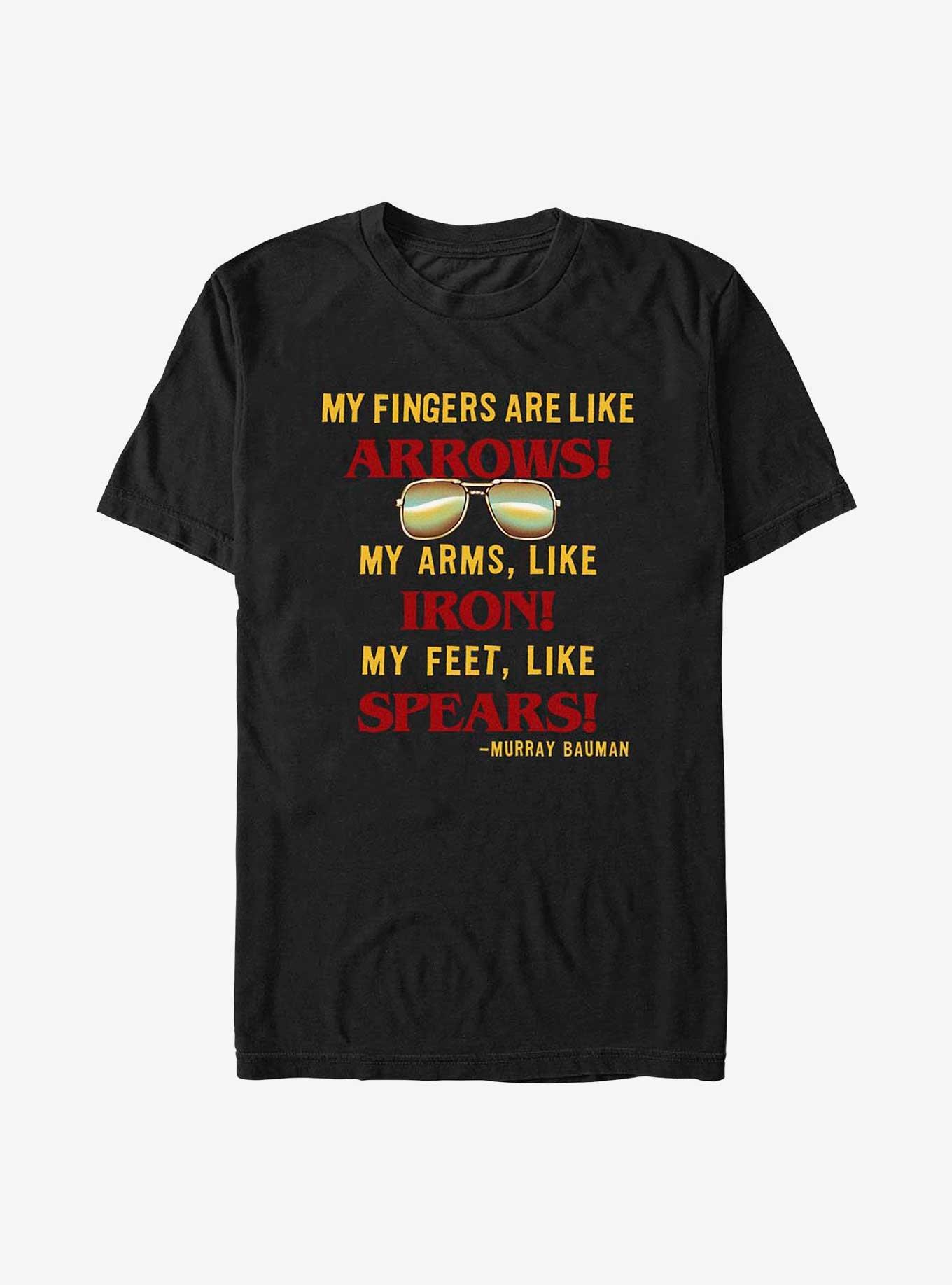 Stranger Things Murray Bauman Karate Quote T-Shirt, BLACK, hi-res