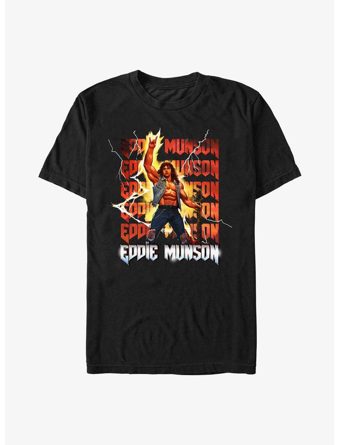 Stranger Things Eddie Munson Stack T-Shirt, BLACK, hi-res