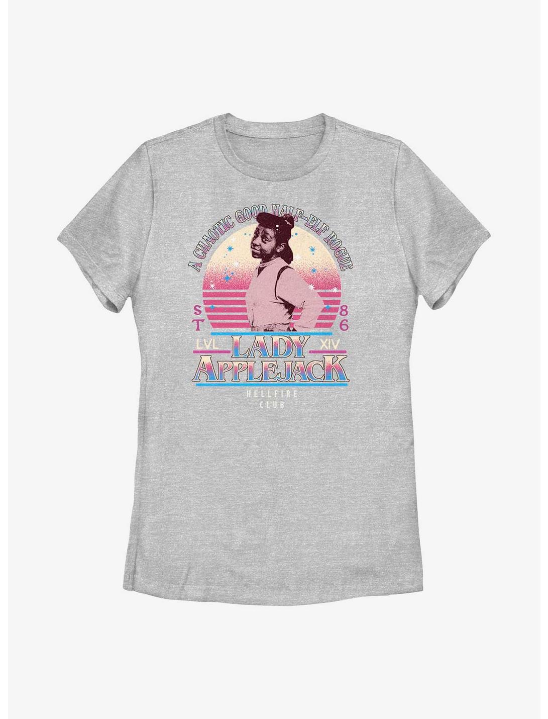 Stranger Things Lady Applejack Hellfire Club Womens T-Shirt, ATH HTR, hi-res