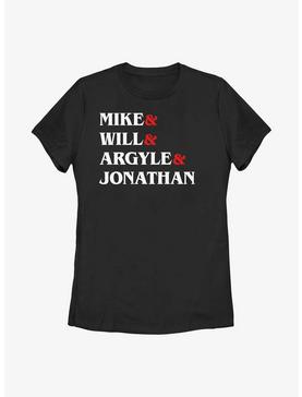 Stranger Things Mike Will Argyle Jonathan Stack Womens T-Shirt, , hi-res