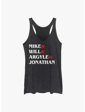 Stranger Things Mike Will Argyle Jonathan Stack Womens Tank Top, , hi-res