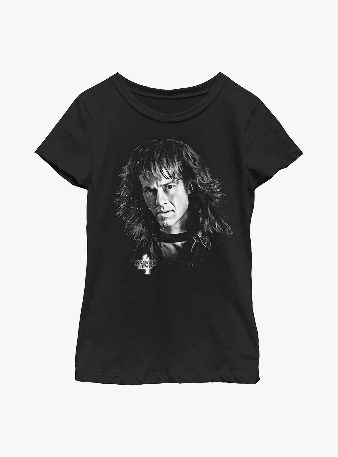 Stranger Things Eddie Munson Portrait Youth Girls T-Shirt, , hi-res
