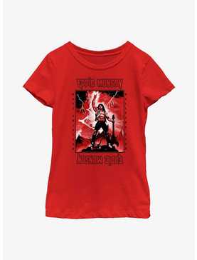 Stranger Things Power Of Eddie Munson Youth Girls T-Shirt, , hi-res