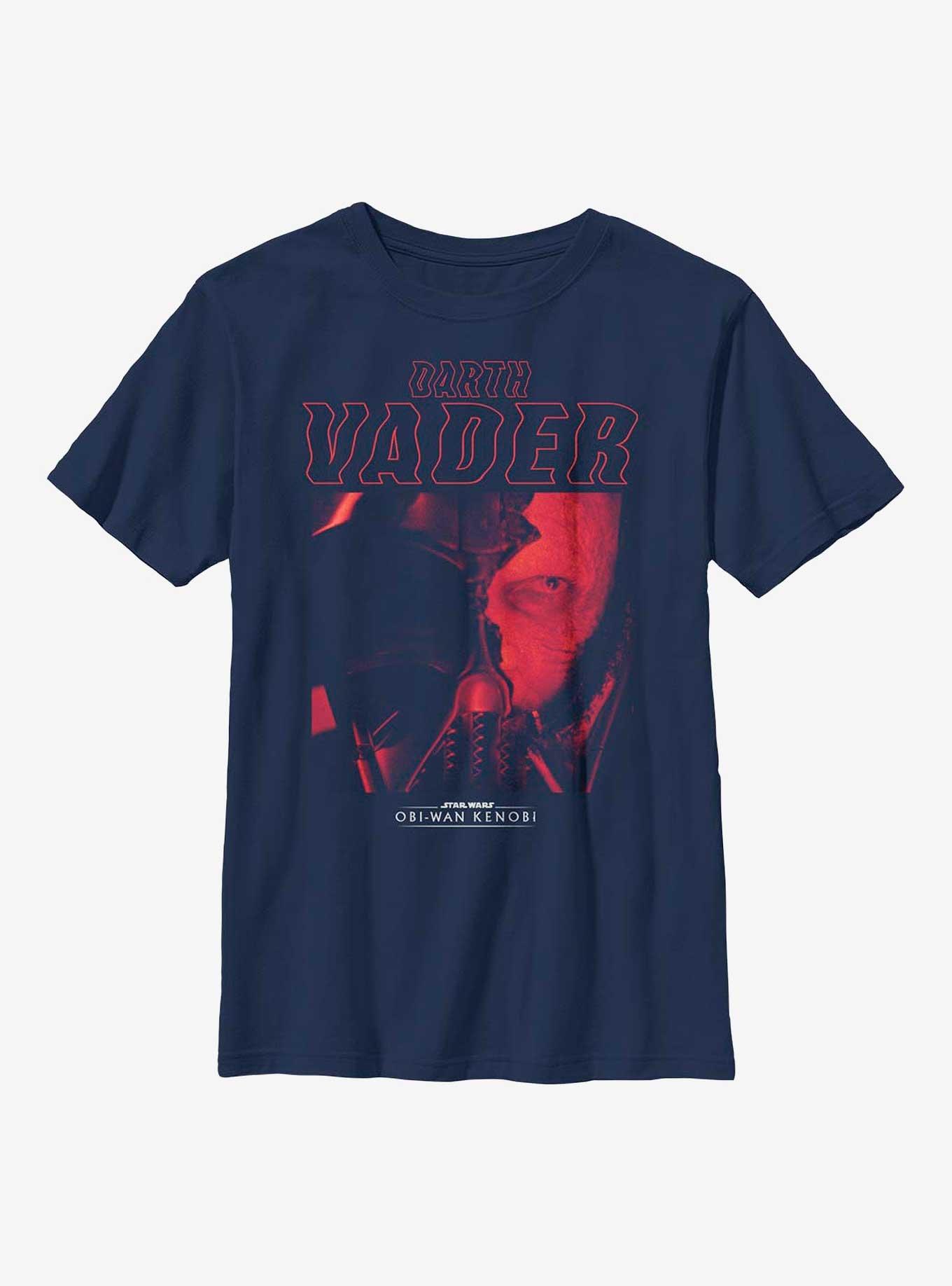 Star Wars Obi-Wan Kenobi Steadfast Determination Youth T-Shirt, NAVY, hi-res