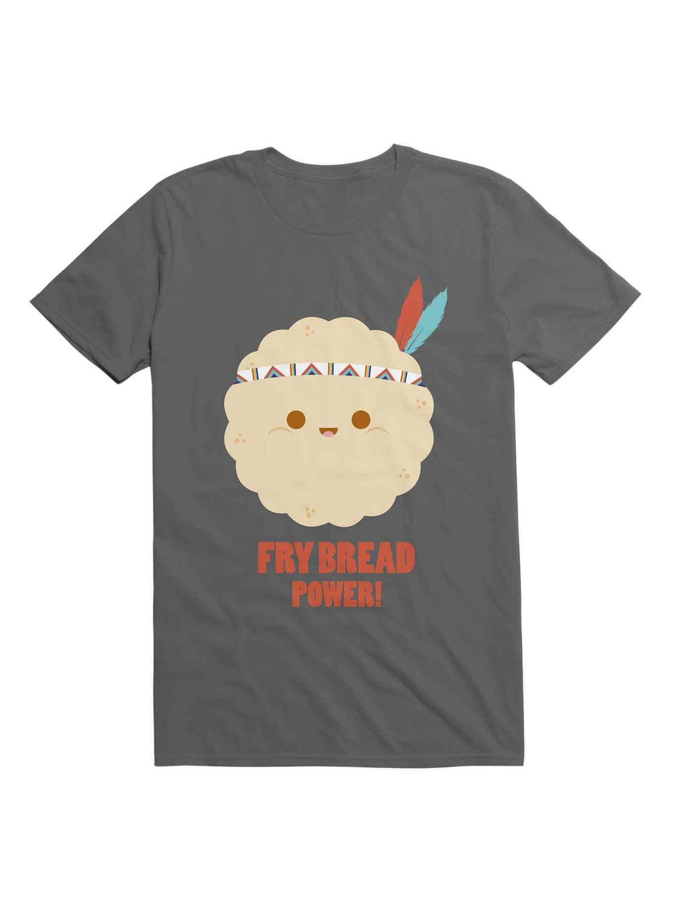 Kawaii Fry Bread Power! T-Shirt, CHARCOAL, hi-res