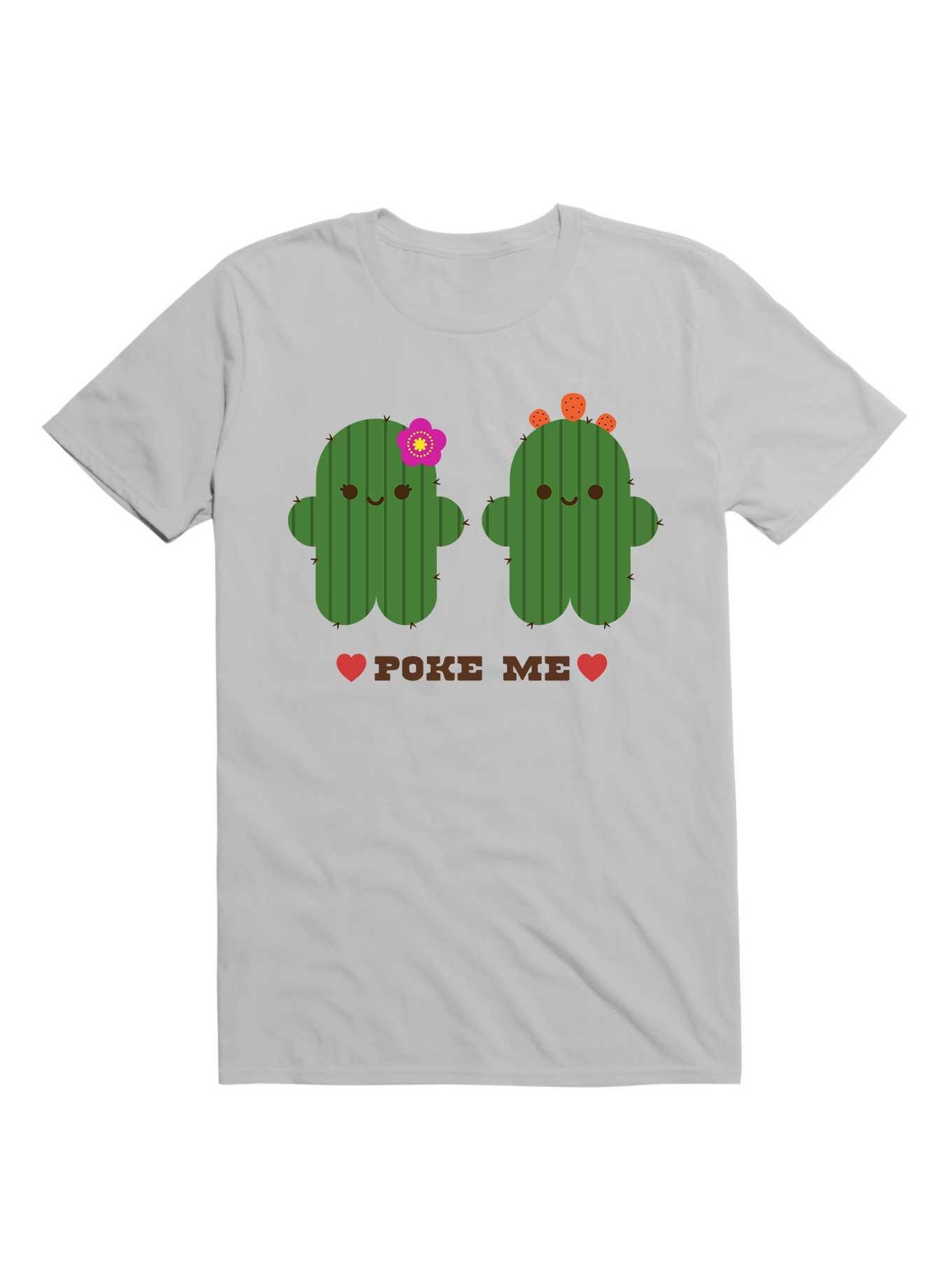 Kawaii Cactus Love T-Shirt, ICE GREY, hi-res