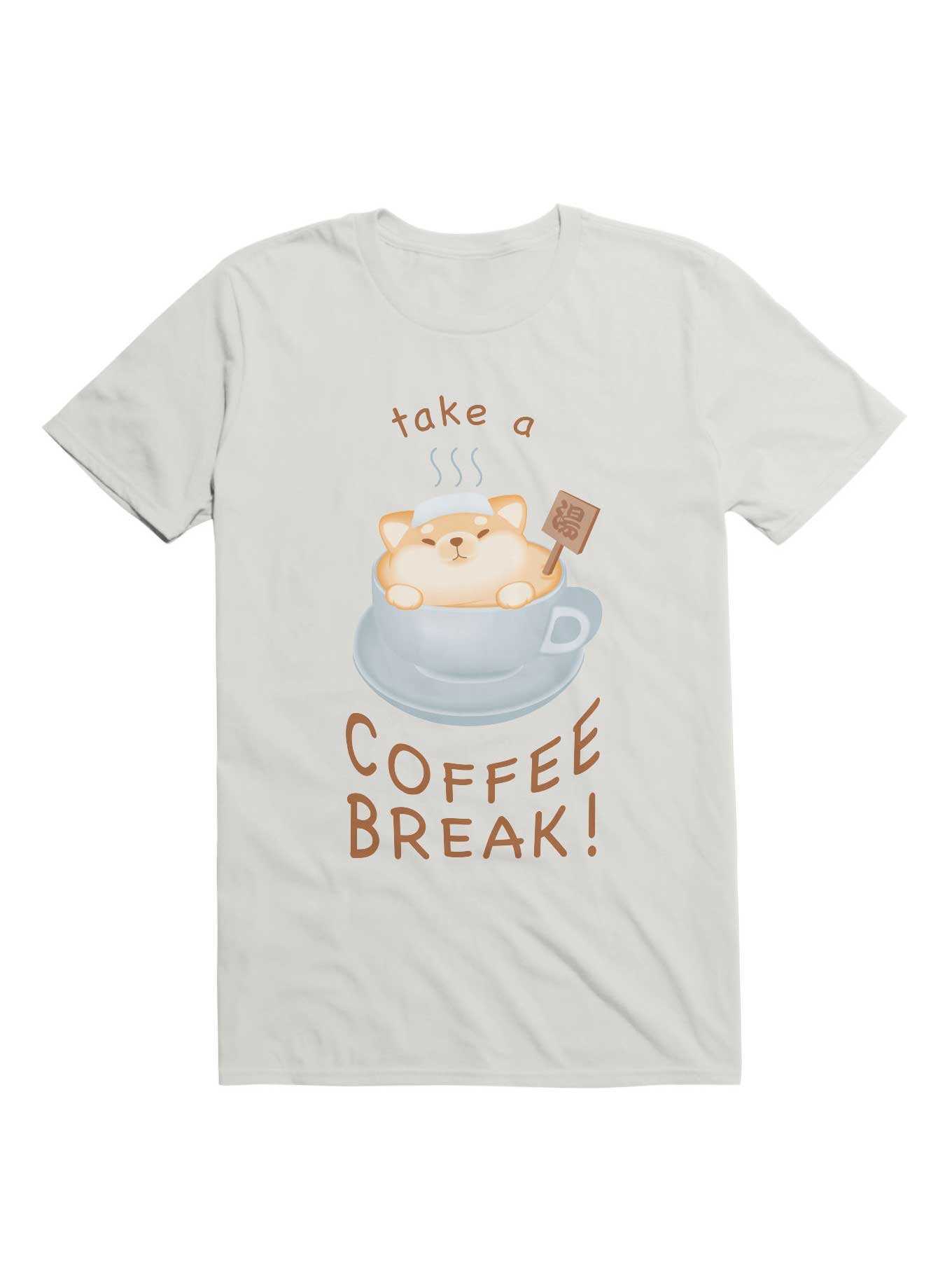 Kawaii Coffee Hot Springs Take a coffee Break! T-Shirt, , hi-res