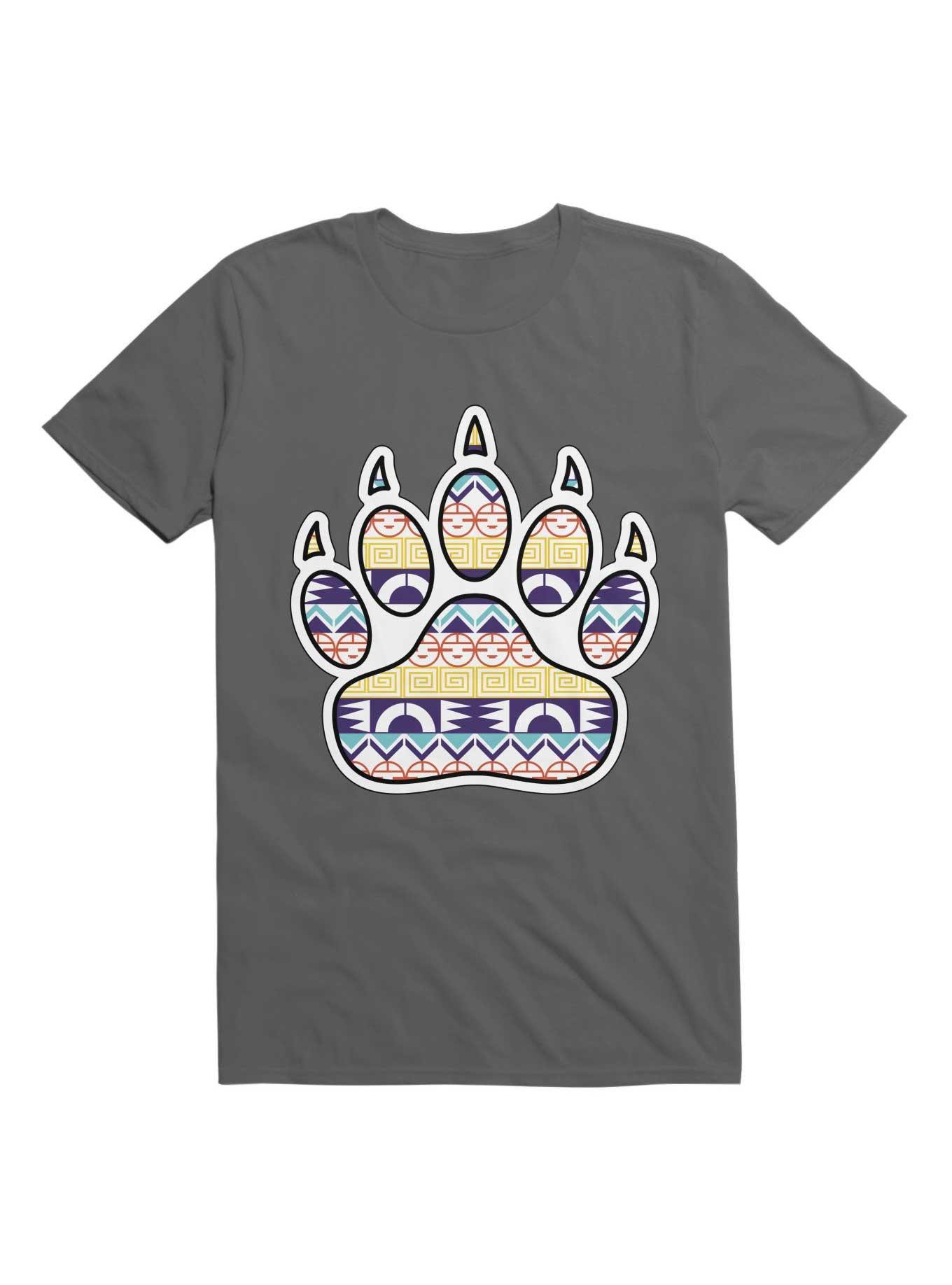 Kawaii Native American Bear Paw T-Shirt, , hi-res