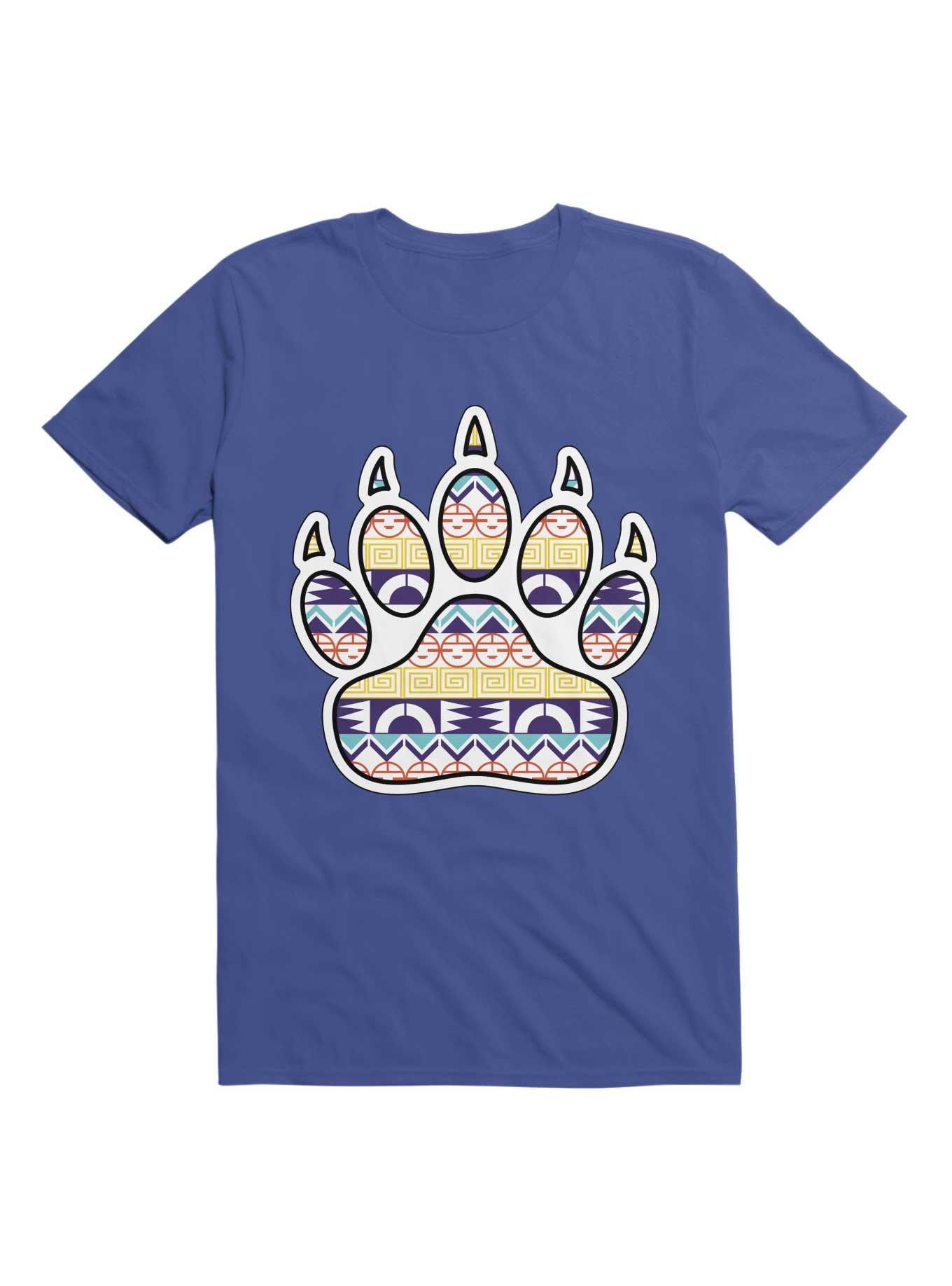 Kawaii Native American Bear Paw T-Shirt, , hi-res