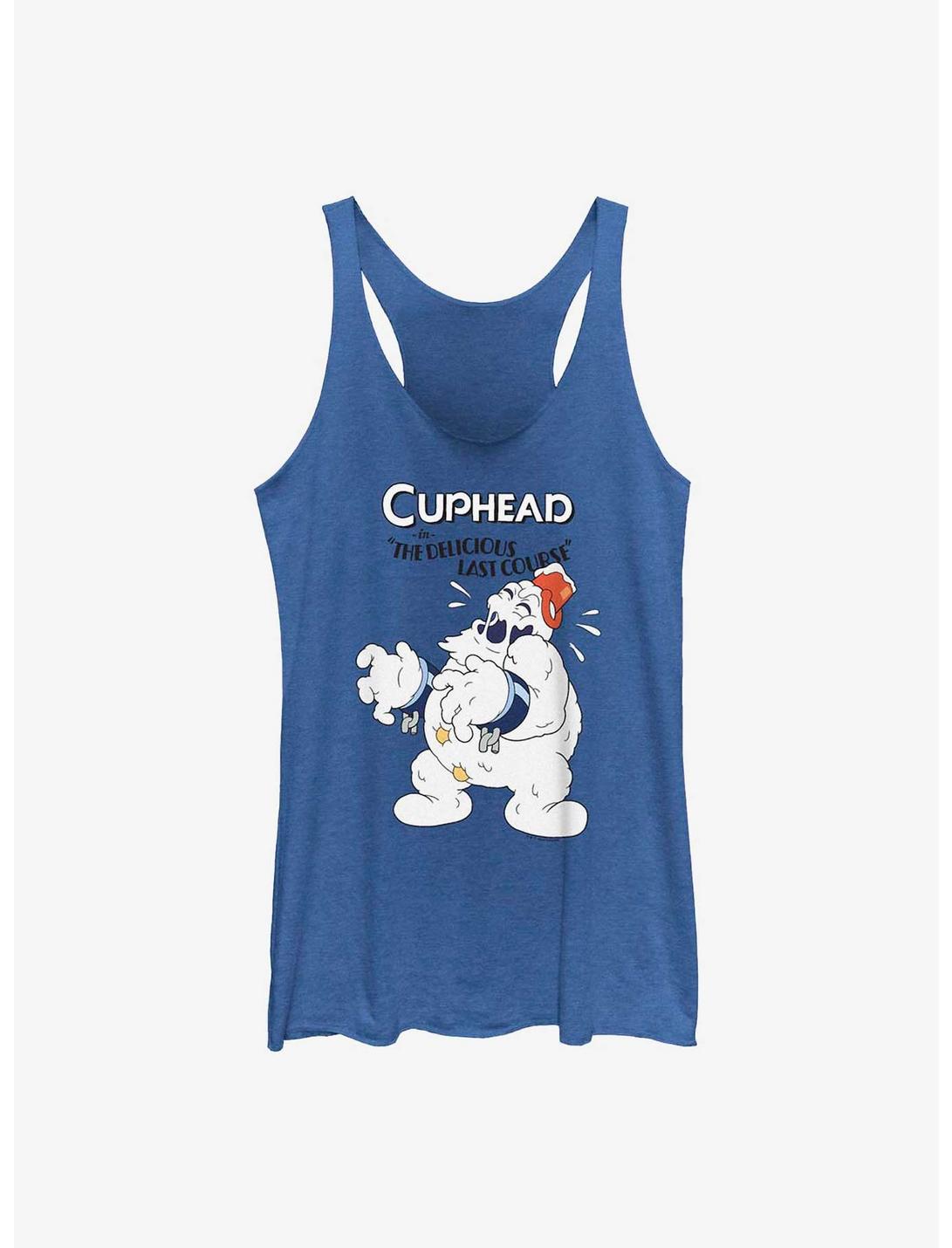 Cuphead: The Delicious Last Course Mortimer Freeze Snow Monster Boss Womens Tank Top, ROY HTR, hi-res