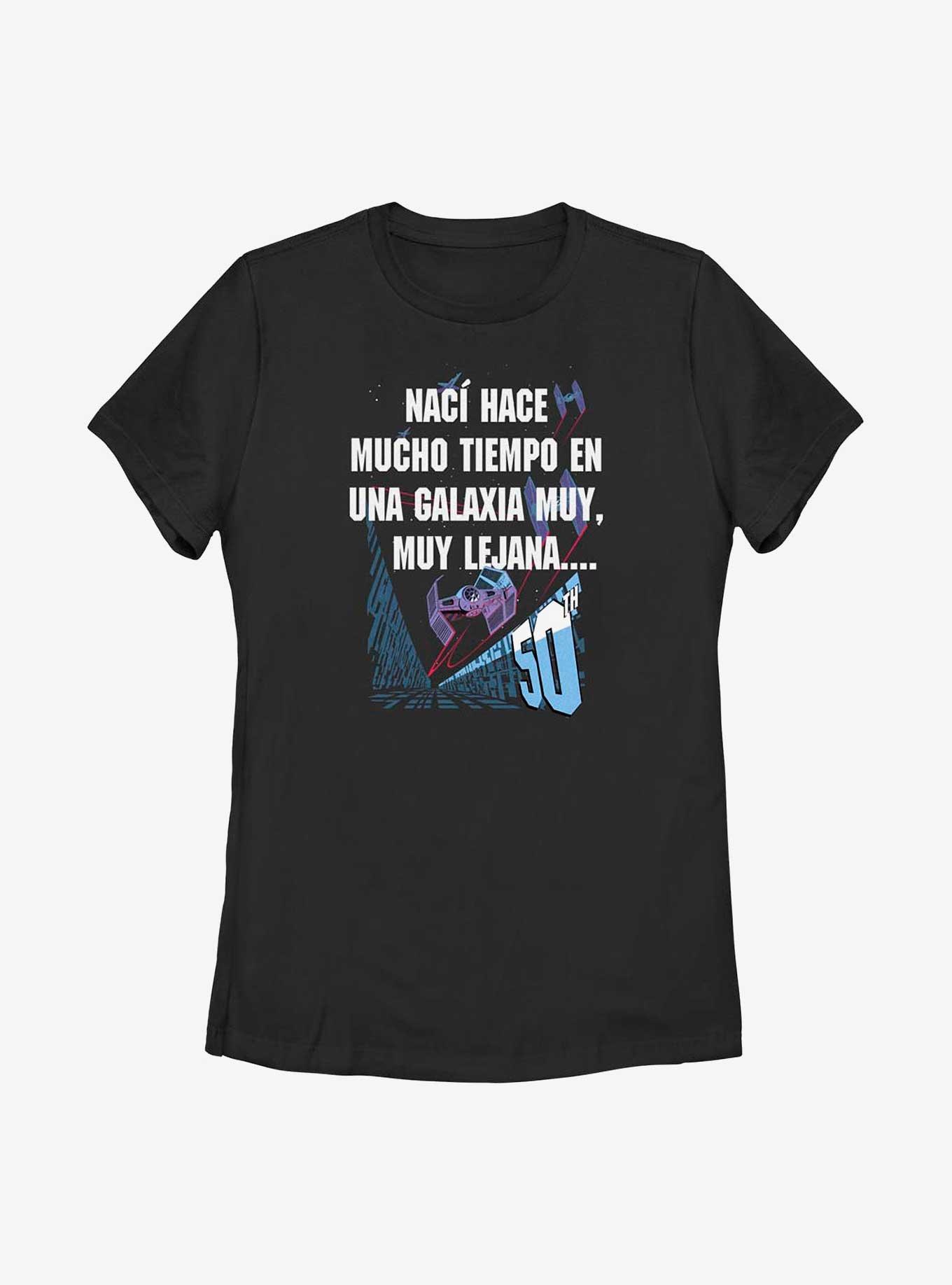 Star Wars Galaxia Muy, Muy Lejana... Womens T-Shirt, BLACK, hi-res