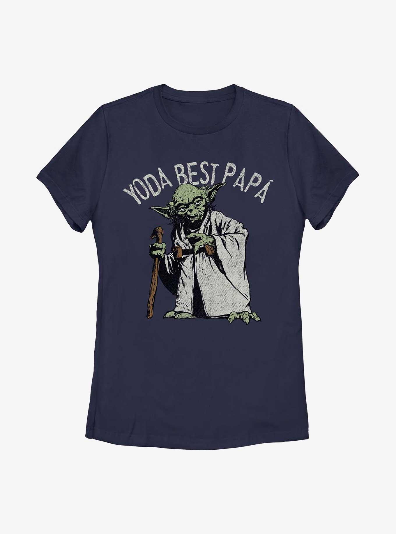 Star Wars Yoda Best Papa Womens T-Shirt, , hi-res