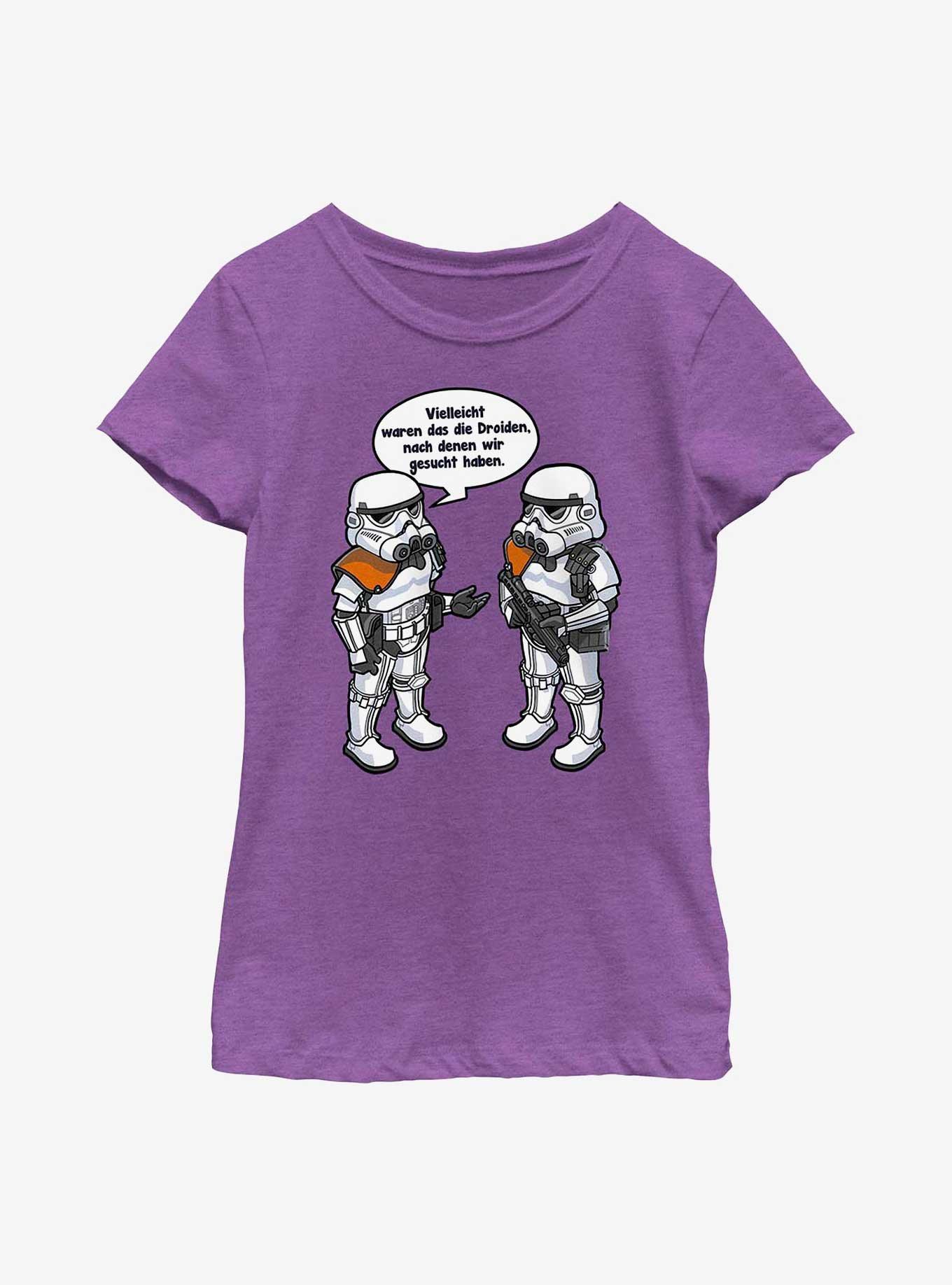 Star Wars Might Be The Droids We Were Looking For German Youth Girls T-Shirt, , hi-res