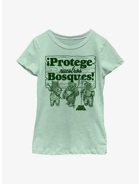 Star Wars Protege Nuestros Bosques Protect Our Forests Youth Girls T-Shirt, , hi-res