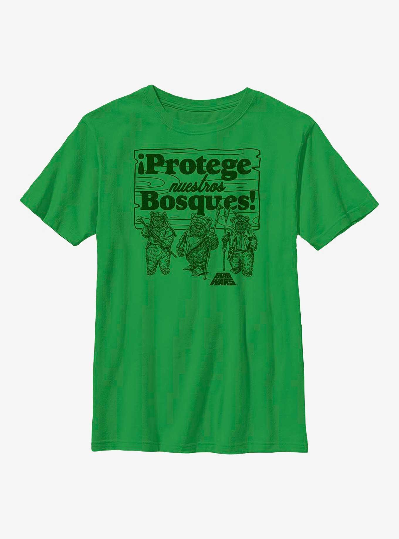 Star Wars Protege Nuestros Bosques Protect Our Forests Youth T-Shirt, , hi-res