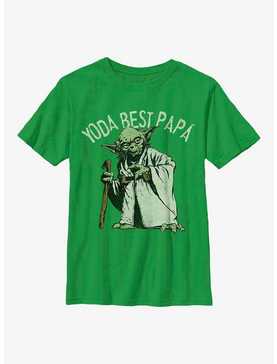 Star Wars Yoda Best Papa Youth T-Shirt, , hi-res