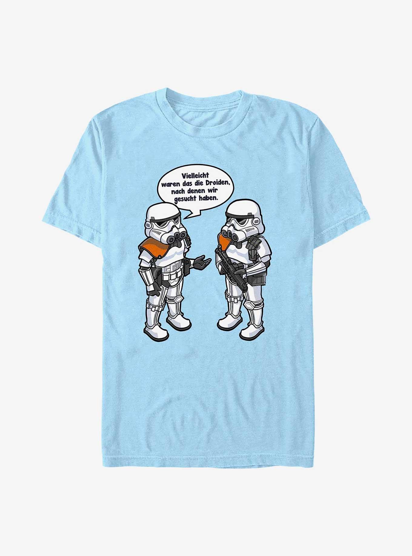 Star Wars Might Be The Droids We Were Looking For German T-Shirt, LT BLUE, hi-res