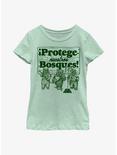 Star Wars Protege Nuestros Bosques Protect Our Forests Youth Girls T-Shirt, MINT, hi-res