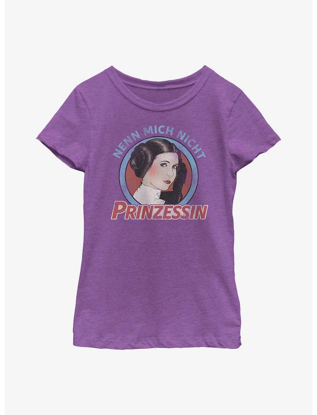 Star Wars Nenn Mich Nicht Prinzessin Leia Youth Girls T-Shirt, PURPLE BERRY, hi-res