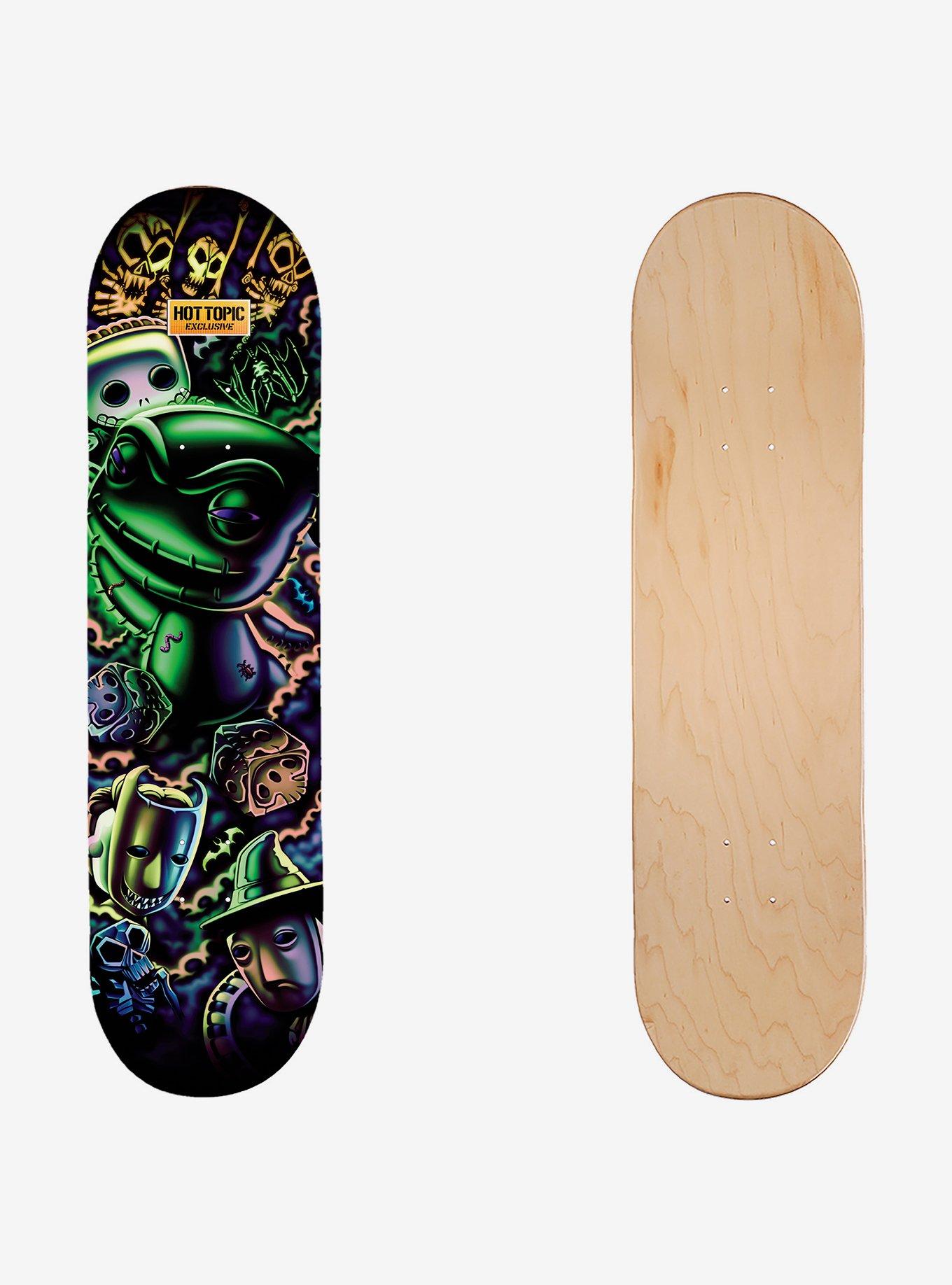 Funko The Nightmare Before Christmas Oogie Boogie Neon Skateboard Deck Hot Topic Exclusive Hot Topic