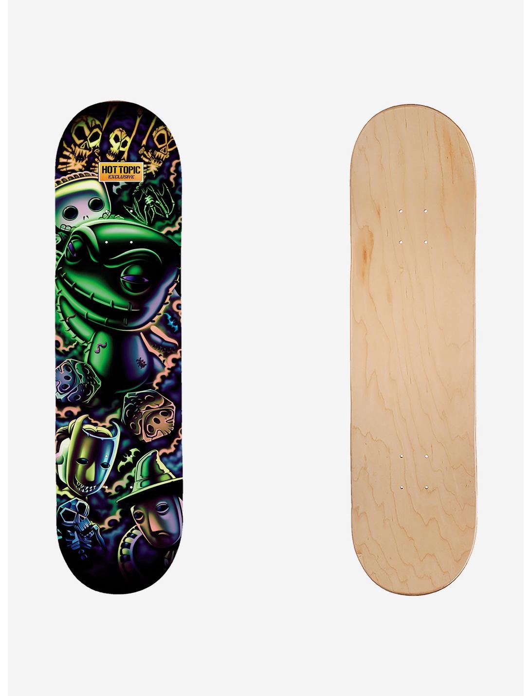 Funko The Nightmare Before Christmas Oogie Boogie Neon Skateboard Deck Hot Topic Exclusive, , hi-res