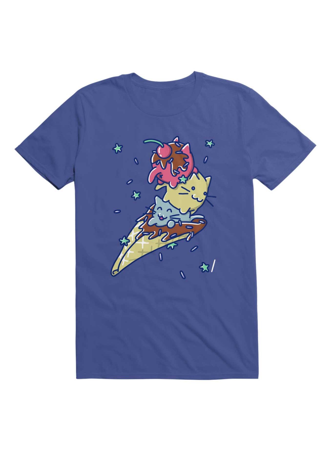 Kawaii Kitty Cone T-Shirt, , hi-res