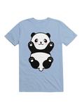 Kawaii Baby Panda T-Shirt, LIGHT BLUE, hi-res