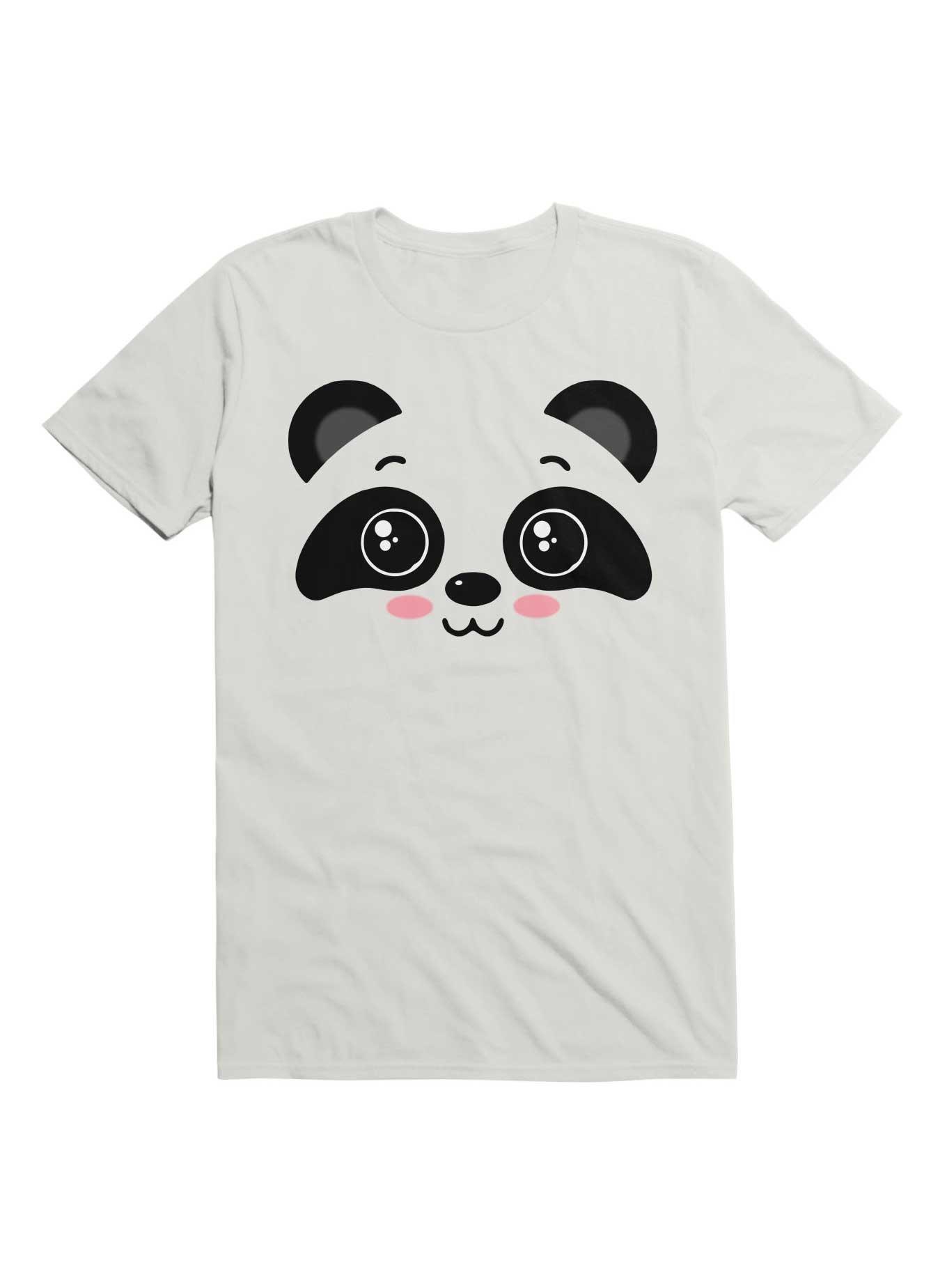 Kawaii Panda Face T-Shirt, , hi-res