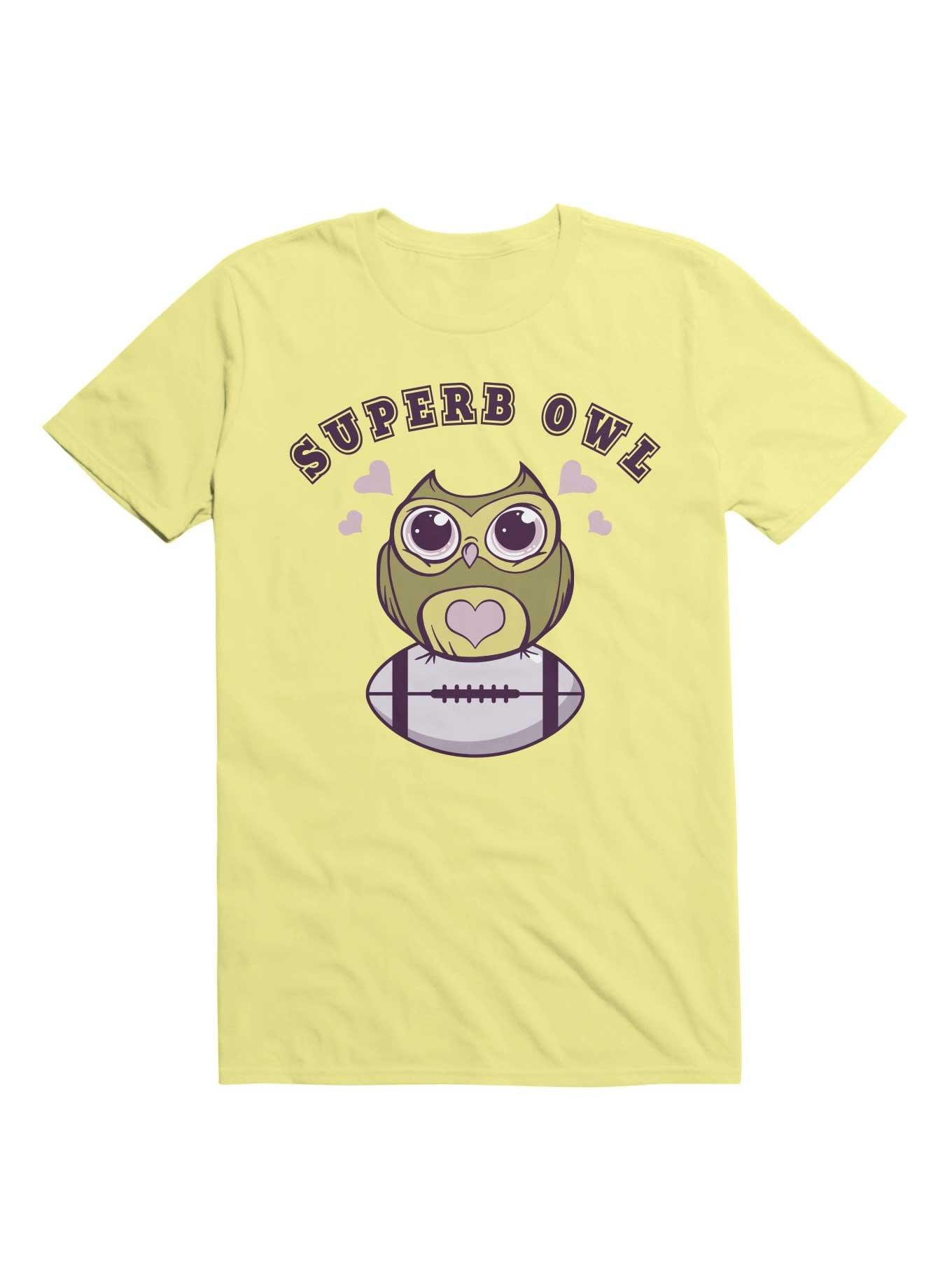 Kawaii Superb Owl T-Shirt, , hi-res