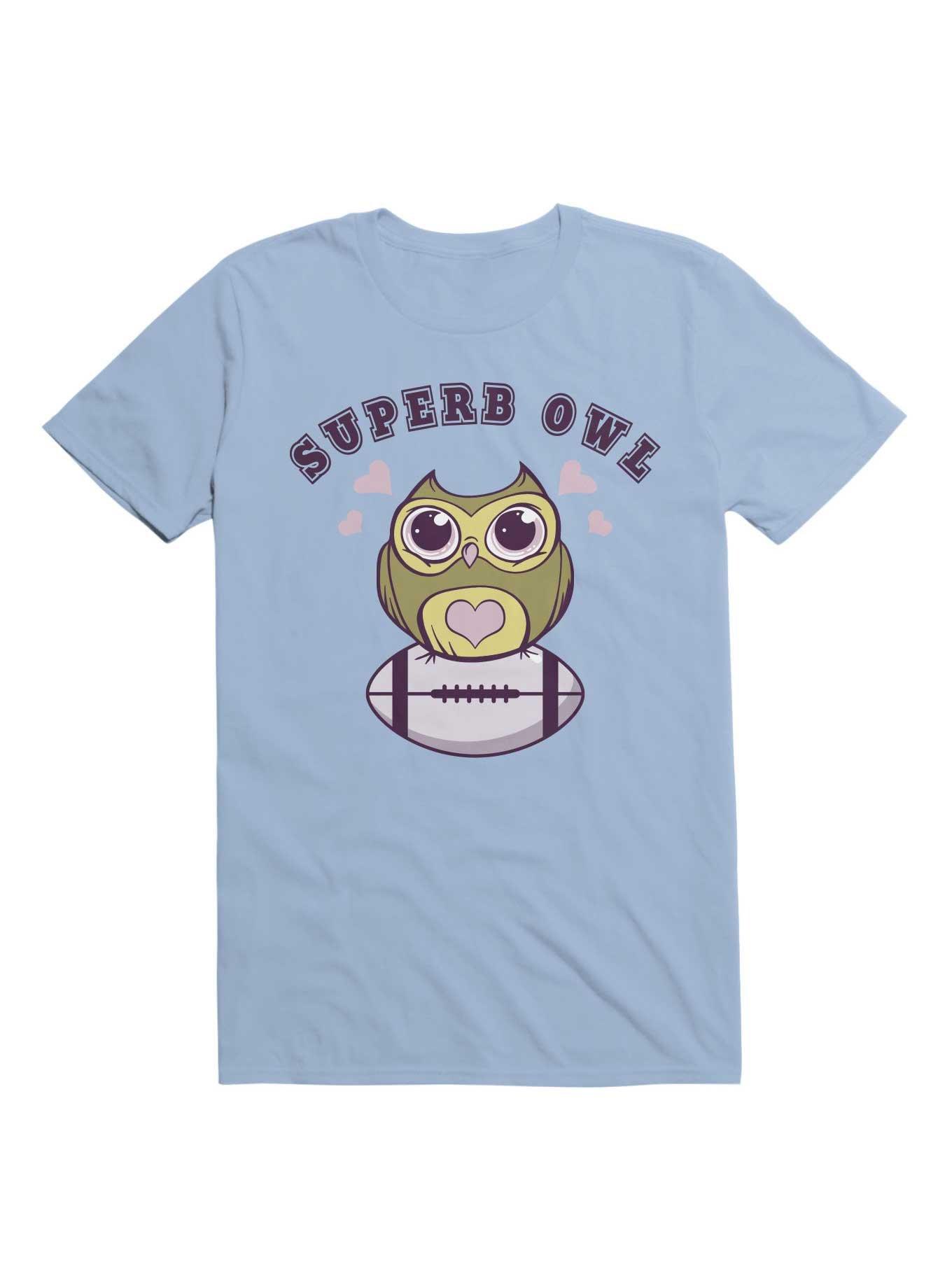 Kawaii Superb Owl T-Shirt, , hi-res