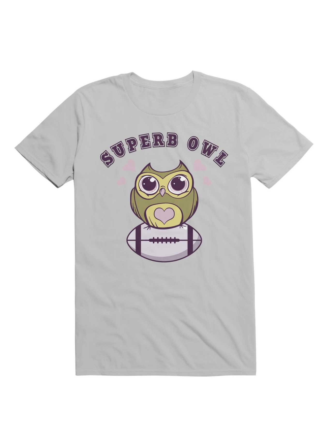 Kawaii Superb Owl T-Shirt, , hi-res