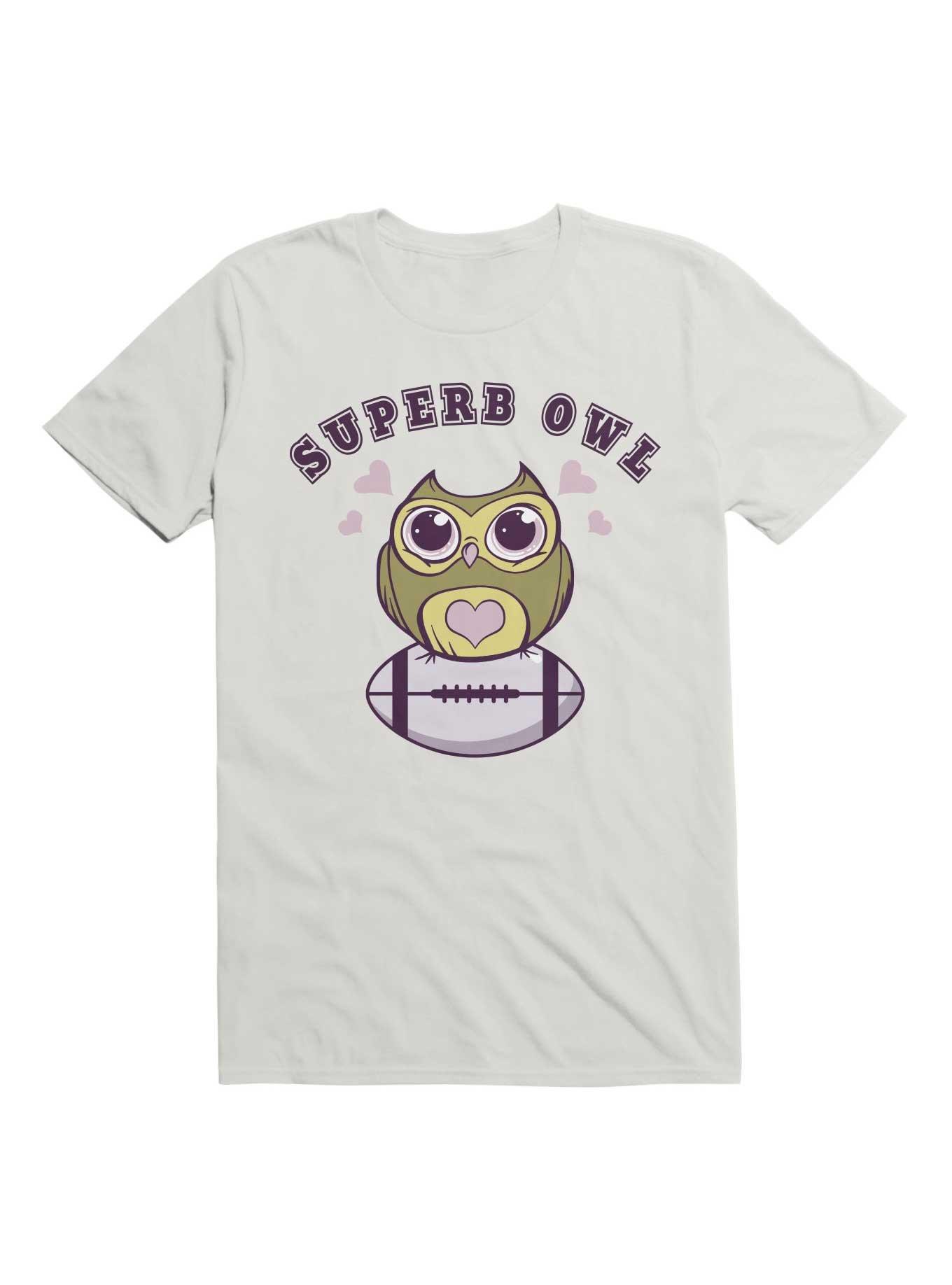 Kawaii Superb Owl T-Shirt, , hi-res