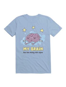 Kawaii My Brain Has Too Many Tabs Open T-Shirt, , hi-res
