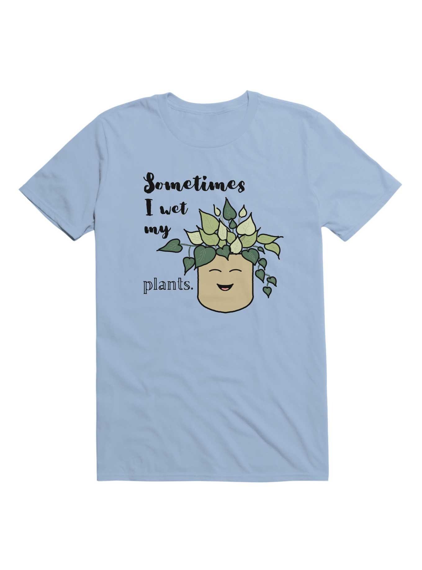 Kawaii Sometimes I Wet My Plants T-Shirt, , hi-res