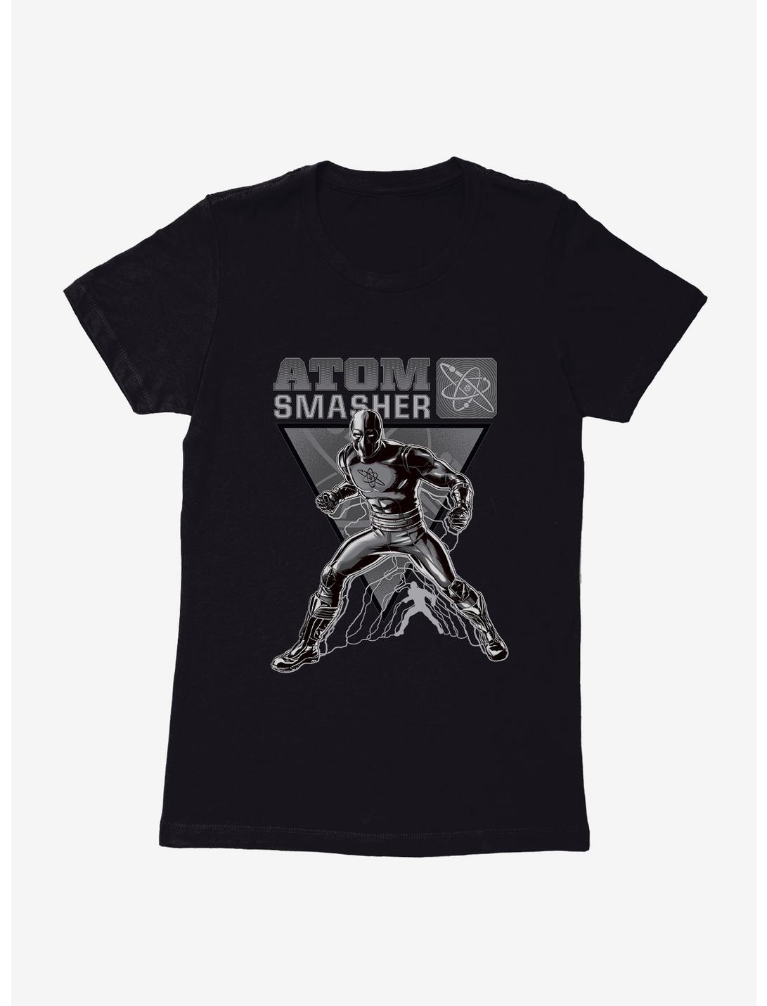 DC Comics Black Adam Atom Smasher Black & White Womens T-Shirt, , hi-res