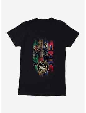 Plus Size DC Comics Black Adam Justice Society Of America Womens T-Shirt, , hi-res