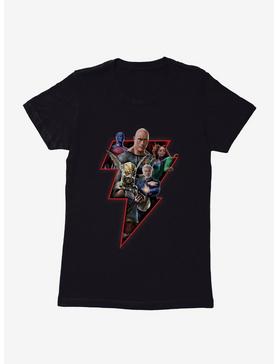 Plus Size DC Comics Black Adam Justice Society Of America Bolt Womens T-Shirt, , hi-res