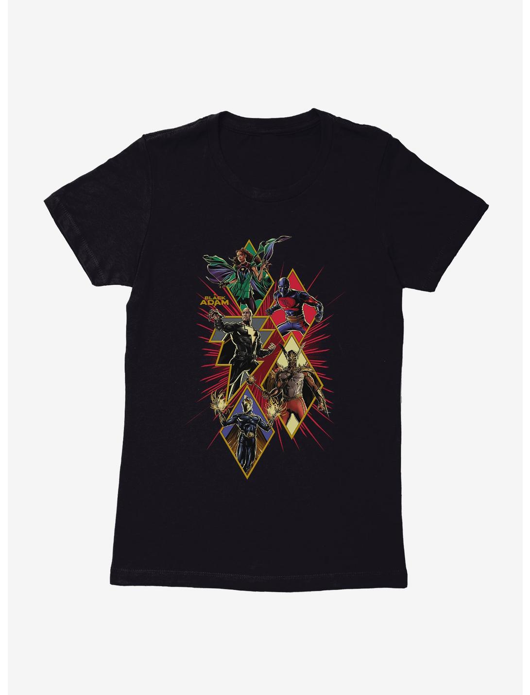 DC Comics Black Adam Justice Society Of America Icons Womens T-Shirt, , hi-res