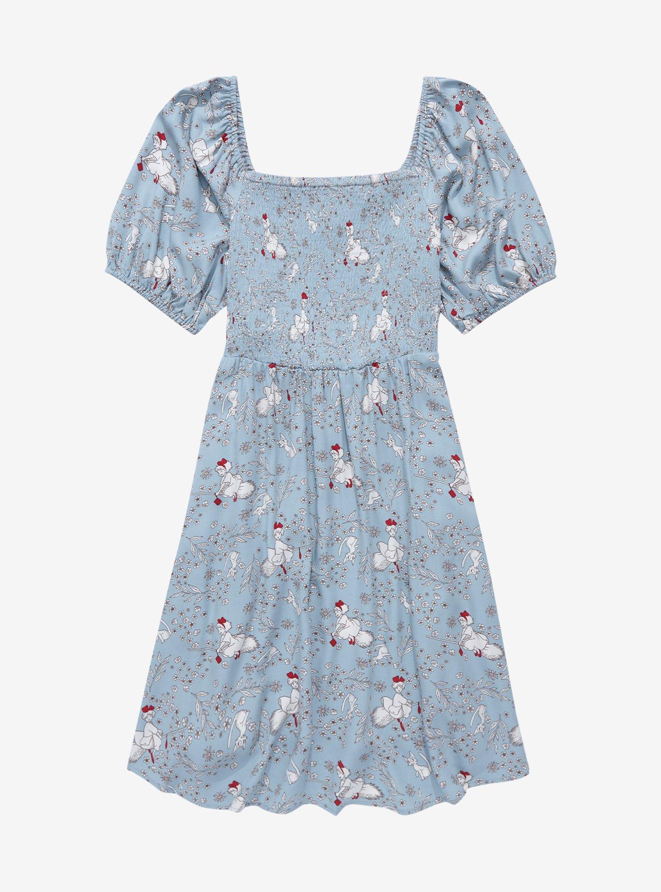 Studio Ghibli Kiki's Delivery Service Floral Smock Dress - BoxLunch  Exclusive | BoxLunch