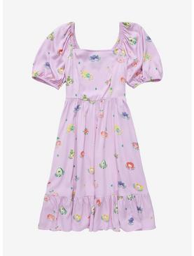 Plus Size Sanrio Fruits Hello Kitty and Fruits Allover Print Smocked Dress - BoxLunch Exclusive , , hi-res