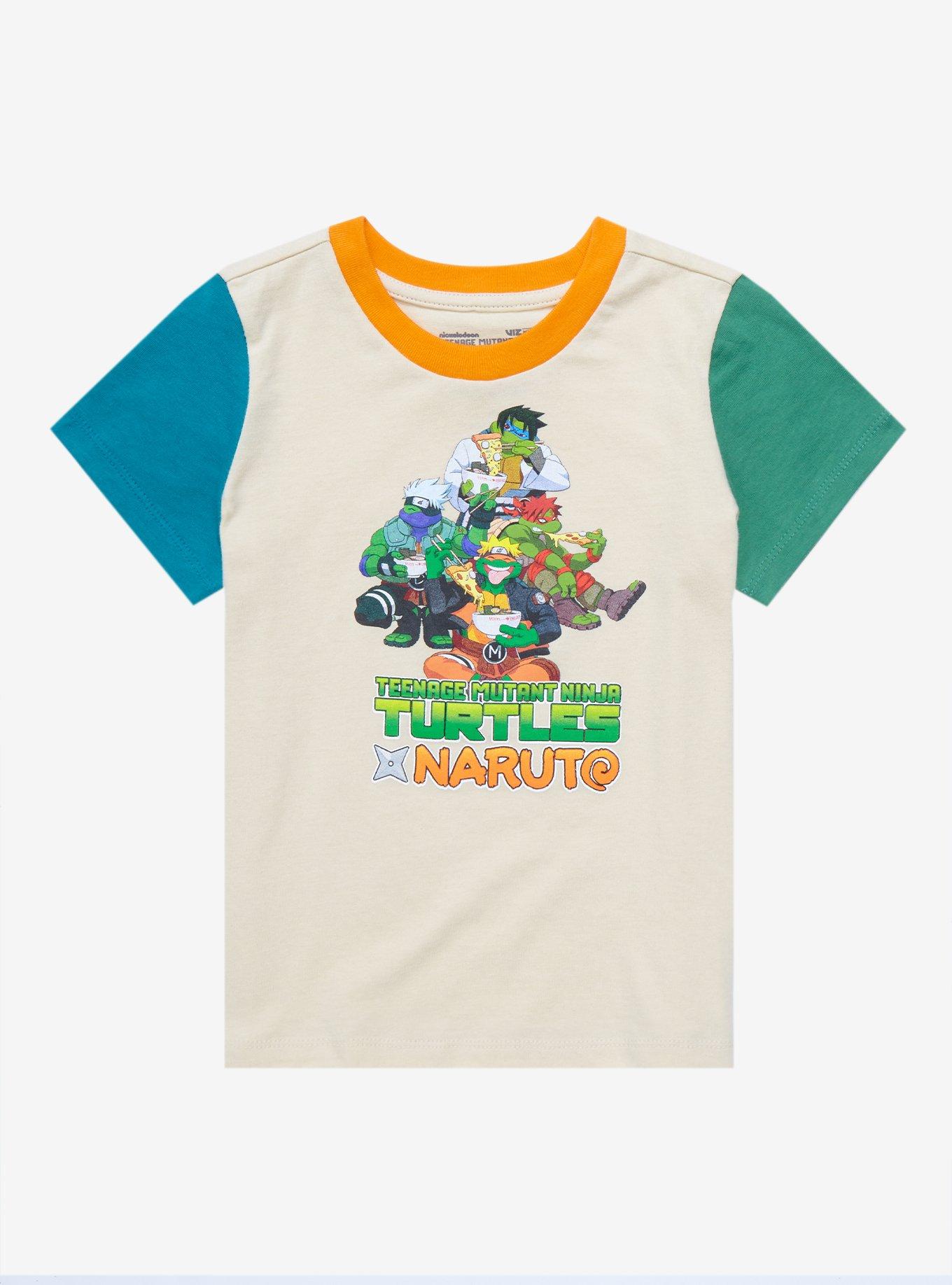 Teenage Mutant Ninja Turtles x Naruto Color Block Toddler T-Shirt -  BoxLunch Exclusive