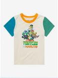 Teenage Mutant Ninja Turtles x Naruto Color Block Toddler T-Shirt - BoxLunch Exclusive, BEIGE, hi-res