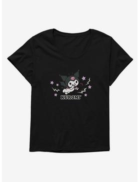 Kuromi Halloween Flying Womens T-Shirt Plus Size, , hi-res